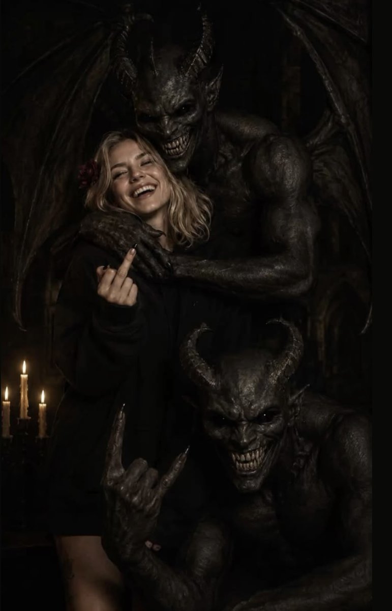 thetruevermin's tweet photo. Demons are a girl’s best friend https://t.co/DA55jxMdTy