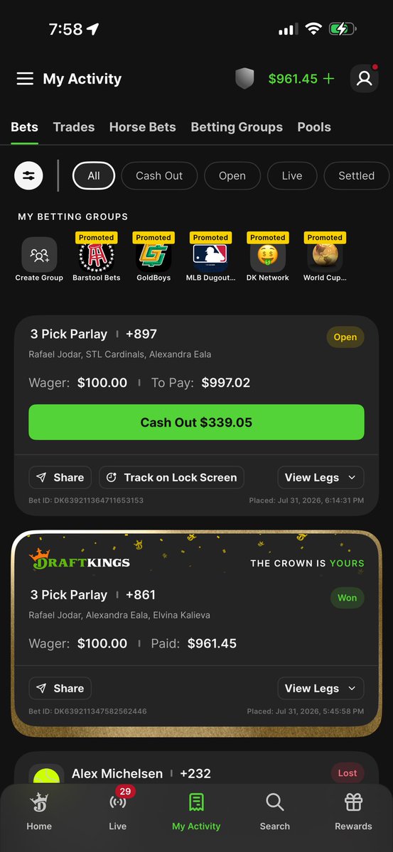 CPsLocks's tweet photo. Sniped Elena Rybakina to beat Luidmilla Samsonova at +105 odds 

Tap into my discord to get all my researched plays and live bets daily✅

https://t.co/xUsjgAupwB

Get picks for these ⬇️ 
Tien vs Tirante
Fonseca vs Shelton
Korneeva vs Gauff
Fernandez vs Osaka https://t.co/4Vt73YrxNG