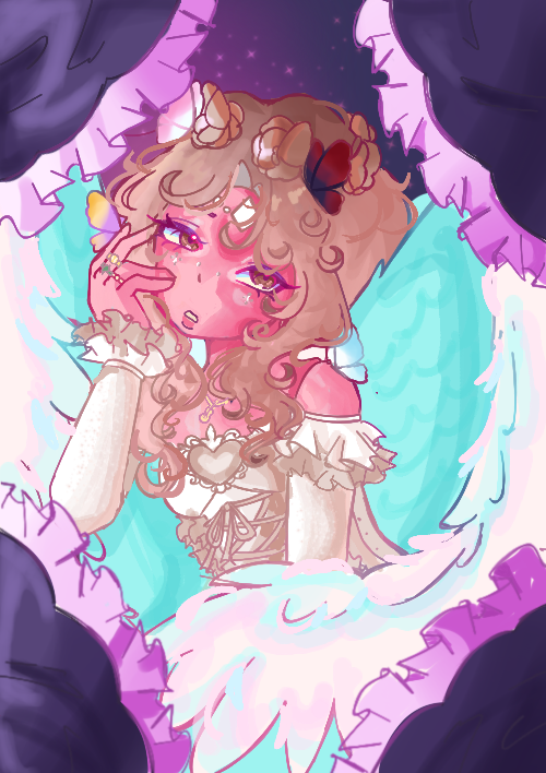 ArtisticLiv's tweet photo. I’m so honored to share the art finally! This is a piece I am so proud of and I am so glad I got the honor to draw this! I absolutely adore kass she is one of the sweetest human beings I have ever met. though the art was leaked early in a document, I am so grateful to make it! https://t.co/6IgXFvoPwr