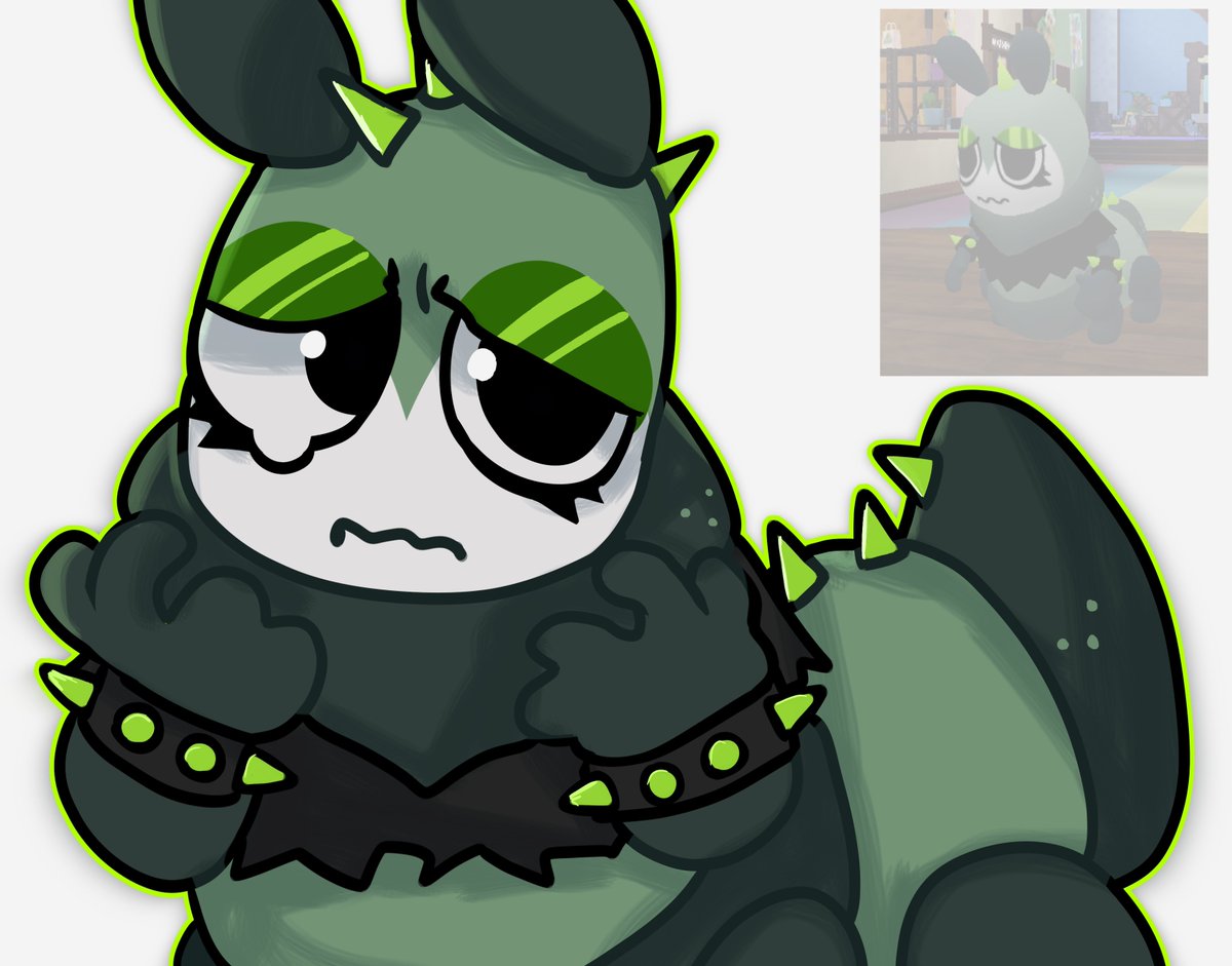 ttorii_tori's tweet photo. Me pareció muy tierna esta skin 
#Squirm #Dandysworld https://t.co/9pMpB96qBH