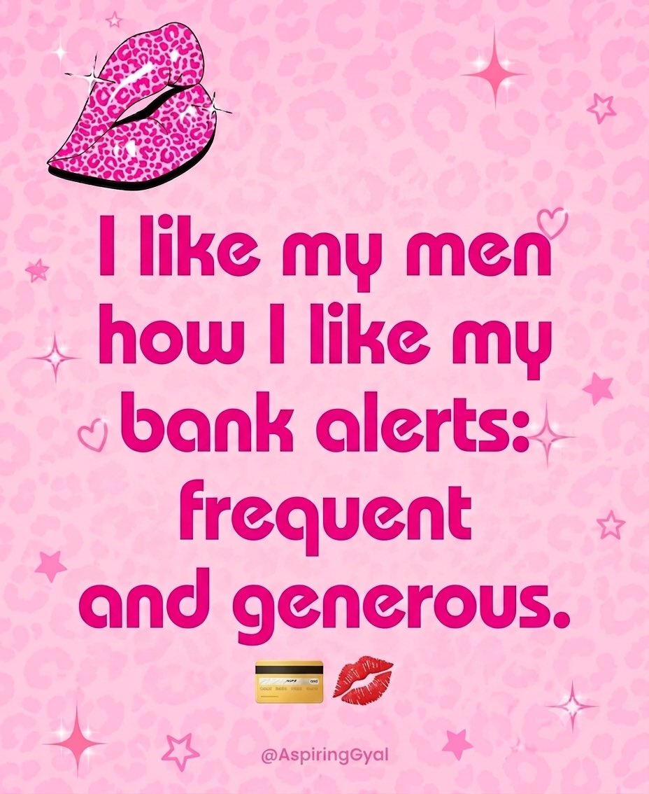 AspiringGyal's tweet photo. Frequent deposits only, both in the app and in my DMs. 💅💸💋 https://t.co/kGntP9LDRZ