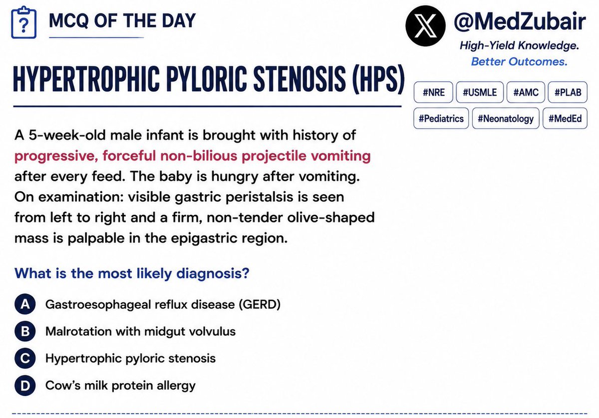 MedZubair's tweet photo. Make Your diagnosis and explain the reason!!
#NRE #USMLE #AMC #PLAB #Pediatrics #Neonatology #MedicalEducation #MedTwitter #FOAMed
Follow for more updates @MedZubair https://t.co/6hpYBPaVbG