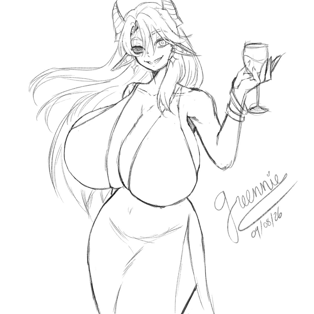 SoraKaizora's tweet photo. ¿Y si te invito a una copa? ✨

¿Y me acerco a tu boca? 🖤

Y te devoro bien enterito.

「🎨: @Shirovtber 」 https://t.co/gErPtS6iAY