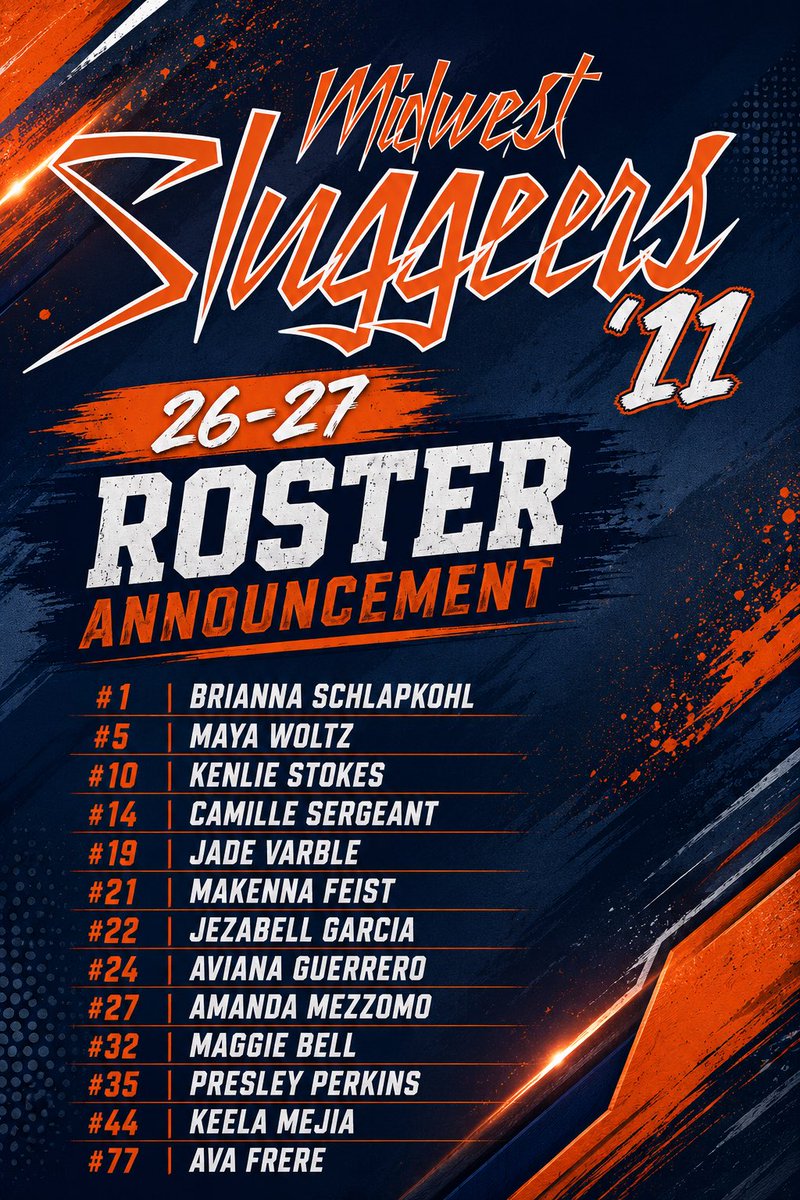 2011MWS's tweet photo. 2026-2027 Roster #letsgo https://t.co/6wSQu3Jj0U