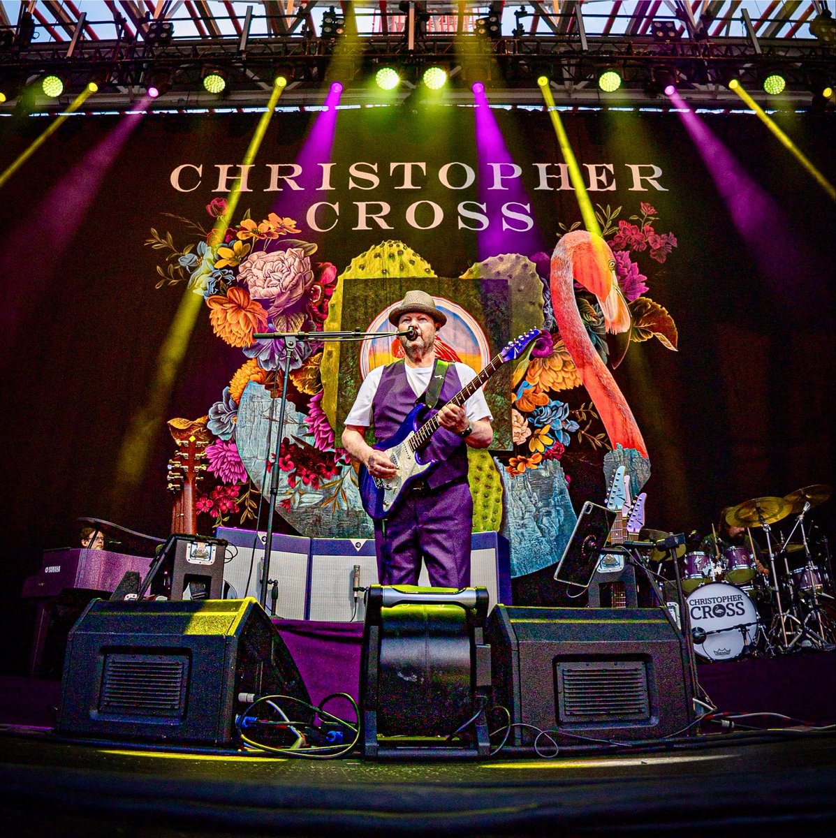 GermaniaAmp's tweet photo. Thanks for an amazing concert last night Toto, Christopher Cross and The Romantics! Want to see what’s on the queue next? Check out the setlist ➡️ https://t.co/Lxq6UwIdU9 https://t.co/VOUUwqEKP1