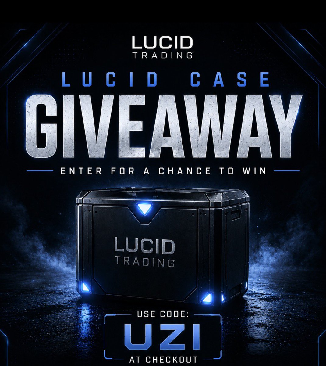 uzilucidtrading's tweet photo. Happy Sunday! Let’s warm up for market open with a LucidTrading case giveaway! 🎉🥳

How to enter:
1. Follow me
2. Like &amp; Repost
3. Comment “UZI” 

Winner will be announced tonight! 👀🎉 https://t.co/VFe0NQa0pg