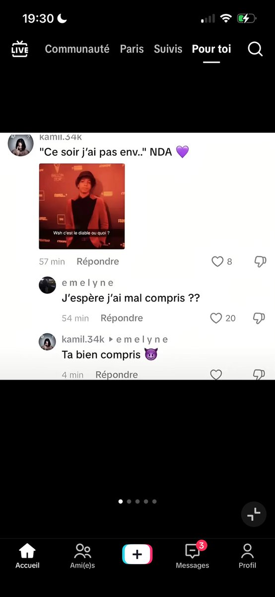 nryyhz's tweet photo. c’est quoi cette trend à la con ceux qui font ça je vous souhaite que du mal bande de merde https://t.co/MtJR0Pb5hQ