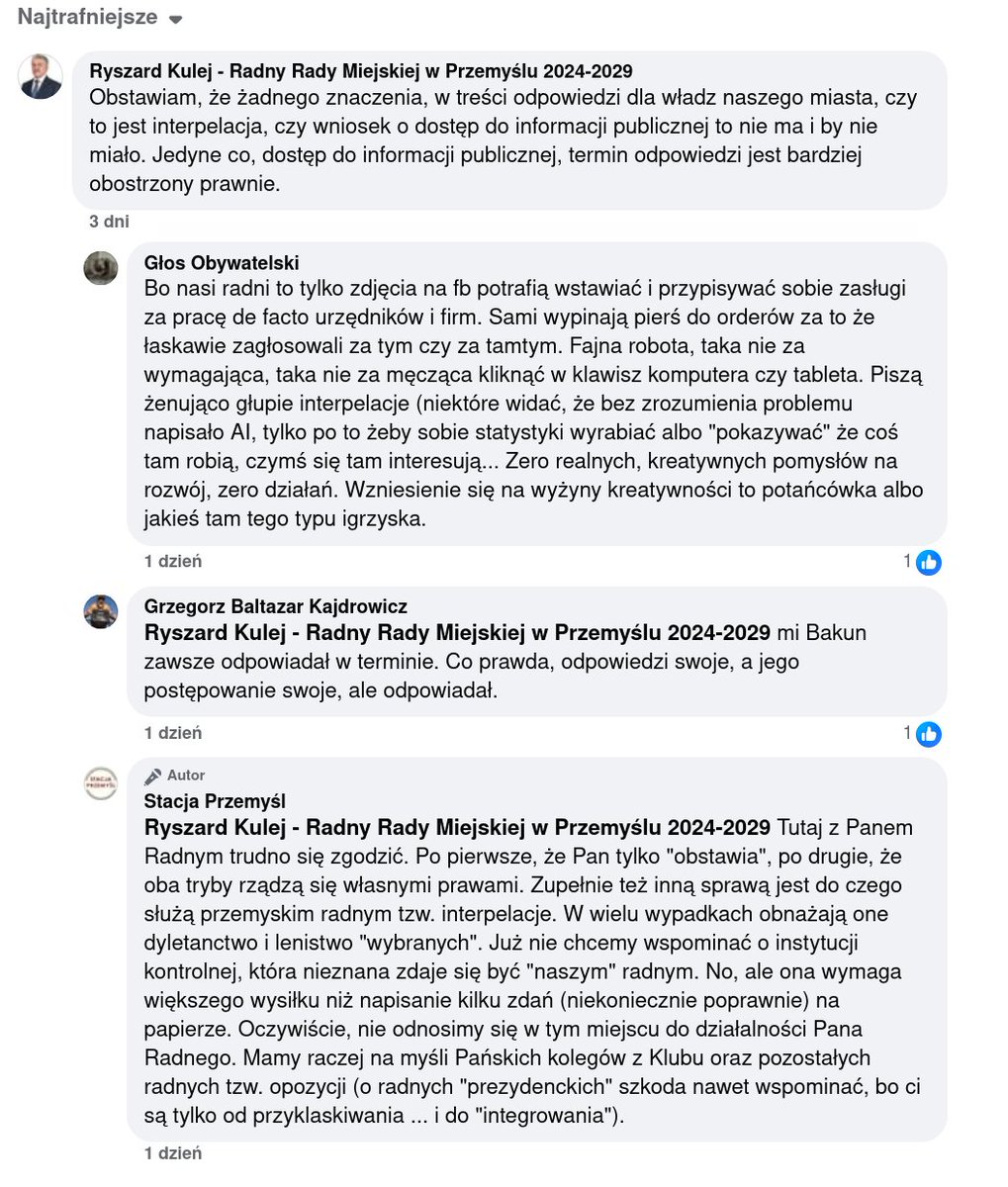 CypisReloaded's tweet photo. Z cyklu: Znak czasów

Gdy wirtualna opozycja z Fejsbuczarni odkryje, że wirtualna opozycja w "wysokiej radzie" nie korzysta z ustawowych uprawnień kontrolnych…

Jak się nie cieszyć?!

#Przemyśl #Lewica #KoalicjaObywatelska

PS Ale strach pomyśleć co jeszcze i kiedy  odkryją. https://t.co/G6di3LJ717