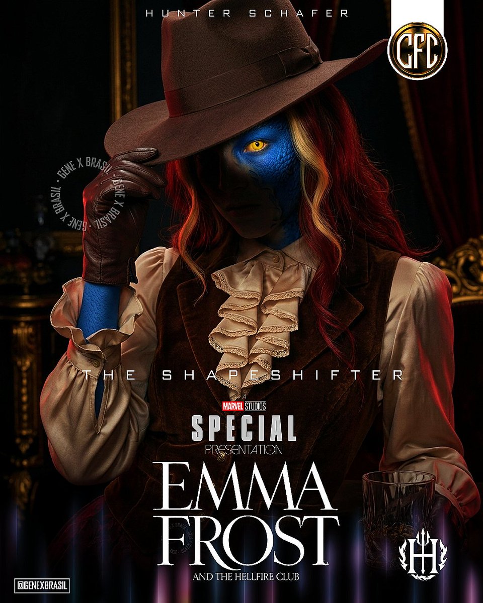GeneXBrasil's tweet photo. 🚨 A Marvel Television Special Presentation: Emma Frost and The Hellfire Club 

Mystique &amp; Magneto Posters https://t.co/Bsya8a26Ev