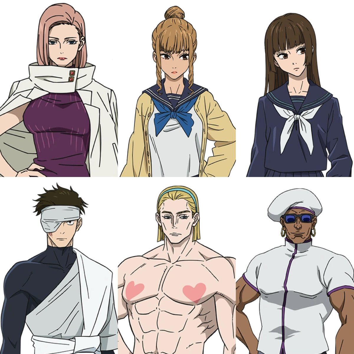 sularehaii's tweet photo. i love how geto’s family is the most diverse group in the series. half of them are women, an abused boy in a similar situation to mimiko and nanako, a gay man, and the only black sorcerer in the whole of jjk (larue &amp; miguel both being foreigners) https://t.co/ufS44iW3Pc