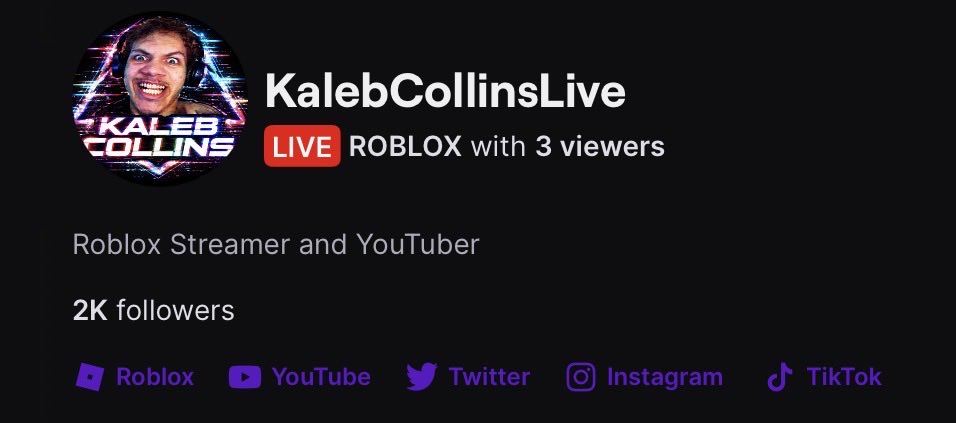 KalebCollinsYT's tweet photo. We have peaked at 3 viewers on twitch #twitch https://t.co/hly1a5hWu6