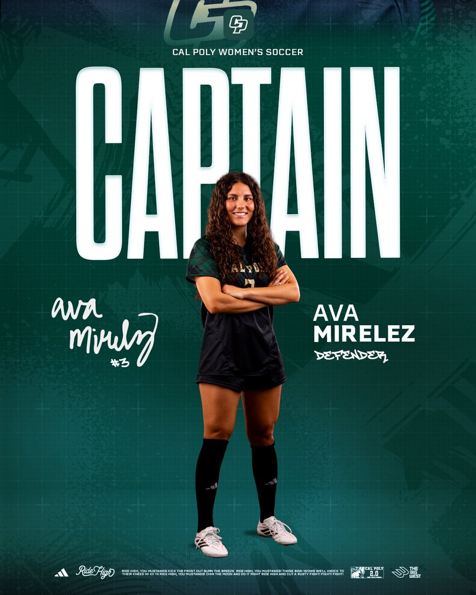 CPWomensSoccer's tweet photo. Been a leader since the moment she joined us โฆ ๐ฆ๐๐๐ญ ๐๐๐ฉ๐ญ๐๐ข๐ง Ava Mirelez ๐ซก
#RideHigh๐โฝ๏ธ | #WeHere๐ค๐ผ https://t.co/Cu43UqFqUy