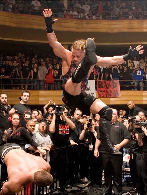 FadeAwayMedia's tweet photo. One year ago: 

John Cena and RVD reunited for the first time in almost 20 years. 

This feud will always live rent free in my head. https://t.co/7Y23pyhECR