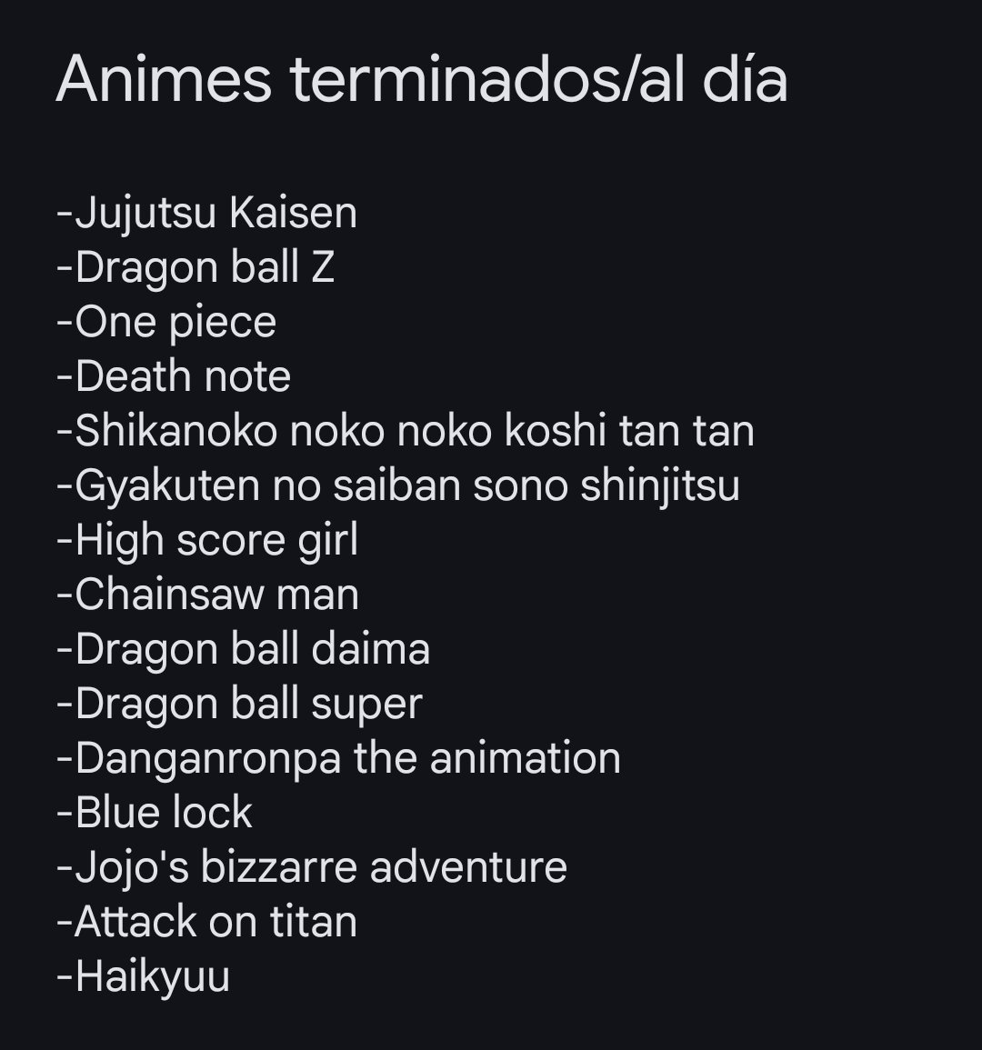 samixxzu's tweet photo. Mutis los animes que me he visto son estos por si kerian saber ysino pues ya saben jejeje aunque publico mayormente cosas de one piece solamente y a veces de jojos KSJJSJSJSJS https://t.co/MuxyH7rF9p