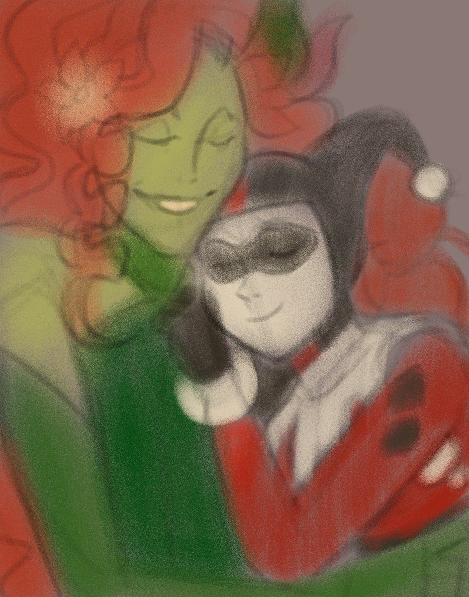 chomiffou's tweet photo. poison ivy and harley quinn wip!!
#harlivy https://t.co/2YVJ33tg4S