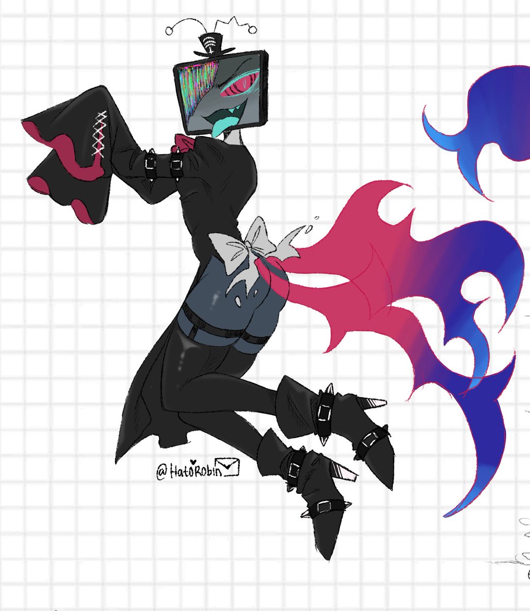 Hat0R0bin's tweet photo. Another Magma doodles ✨🦌📺
Asylum patient Al x Ghost Vox
#Radiostatic #Alvox https://t.co/zfcWPcT3do
