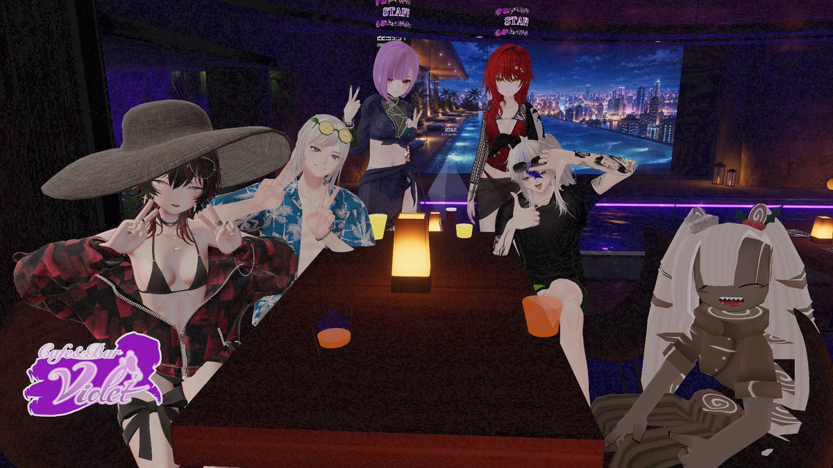 eventpenguin7's tweet photo. #Bar_Violet_vrc
Amethystに落ちたなら Violetに行けばいいじゃない
お話で詳しく聞いたMDJにもぜひ行ってみたいです https://t.co/MTsNepFBXx