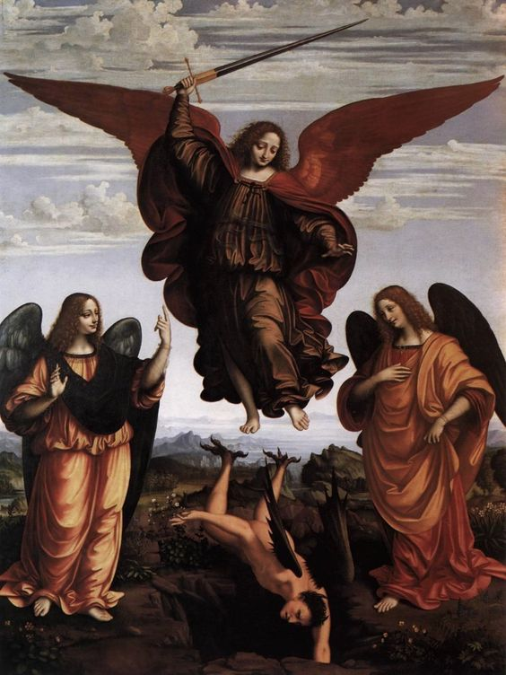 AnnaAramel's tweet photo. "Devotion to the angels plays a key role in the spiritual warfare". 
tłum. „Nabożeństwo do aniołów odgrywa kluczową rolę w walce duchowej”.
fr. Chad Ripperger "Dominion: The Nature of Diabolic Warfare" https://t.co/ul6CG8y4EV