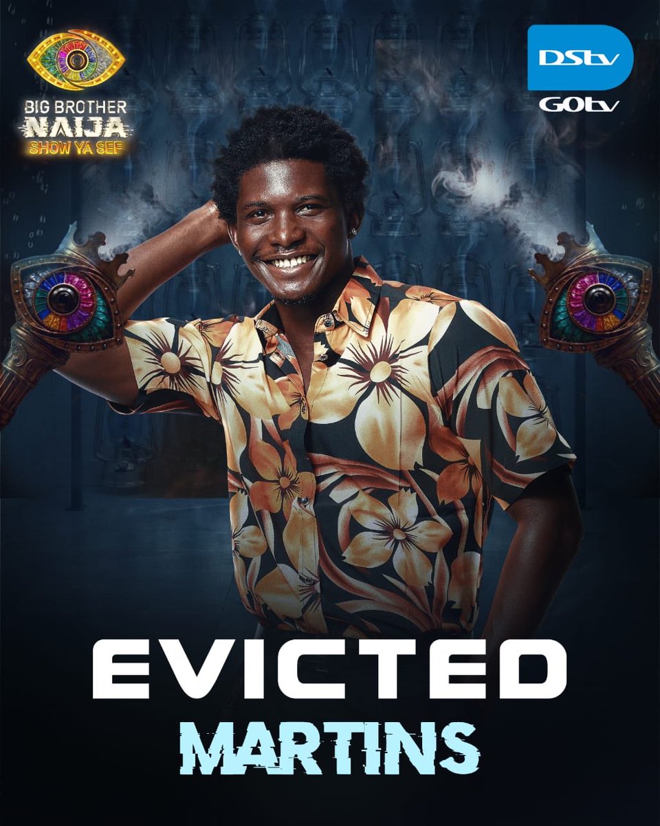 GOtvNg's tweet photo. First housemate to be evicted is Martins (@martins_iyeh) 😒
#BBNaija https://t.co/JbUOjqADk4
