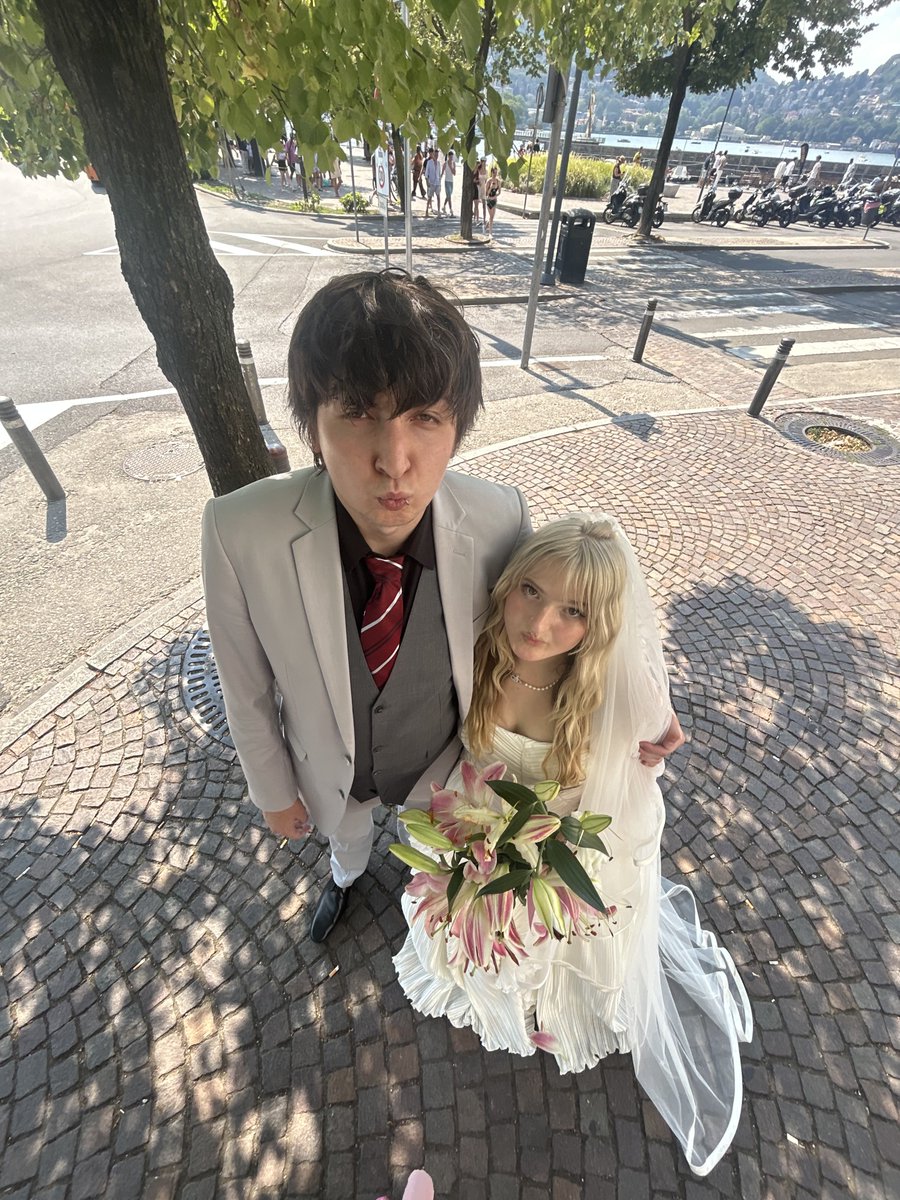 Swagkage's tweet photo. Went to Italy and got married to the love of my life. ❤️💍 @rickitopia https://t.co/VDSyQkgacw
