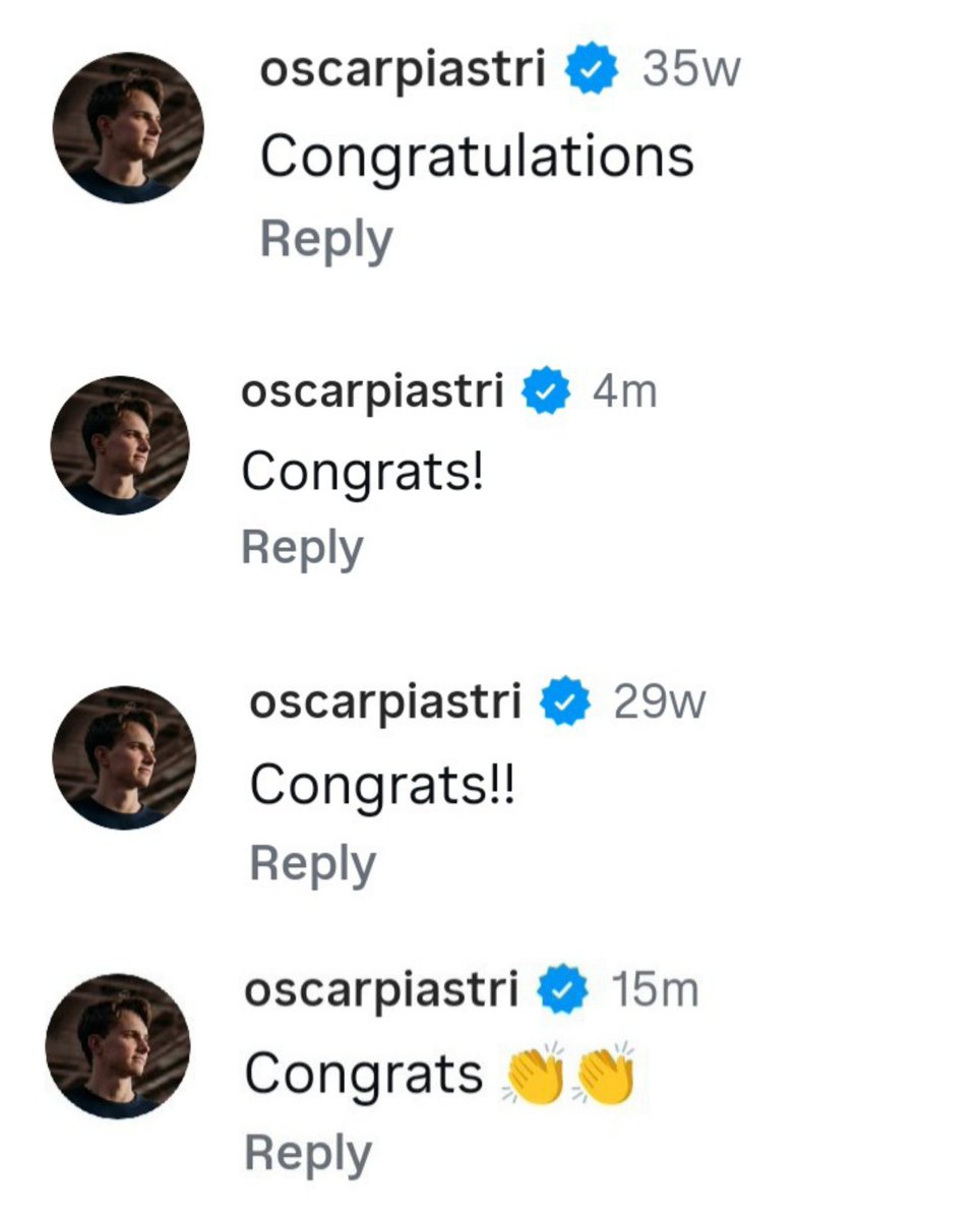 laurogeitabat's tweet photo. the excitement spectrum by oscar piastri (colorized)

analysis: the only one who gets emoji treatment is the one who's not a coworker 😭 https://t.co/1JDA8YgZ2O