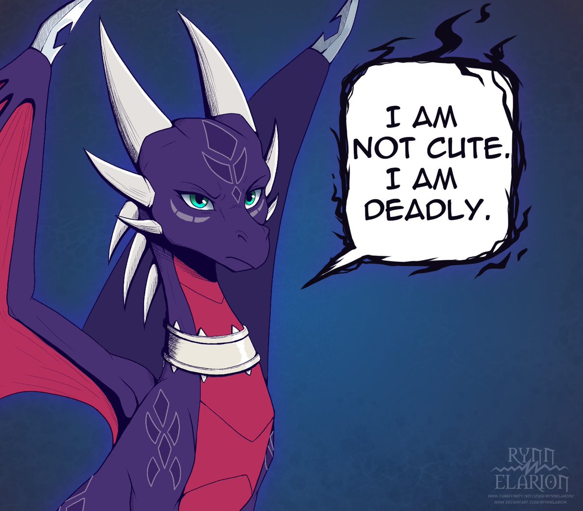 RynnElarion's tweet photo. Small funny art with Cynder. Inspired by some ideas for scenes in my future comics.

#art #digitalart #dragoness #spyro #cynder #spyrothedragon #tlos #thelegendofspyro #legendofspyro https://t.co/0LUYbcwDtz