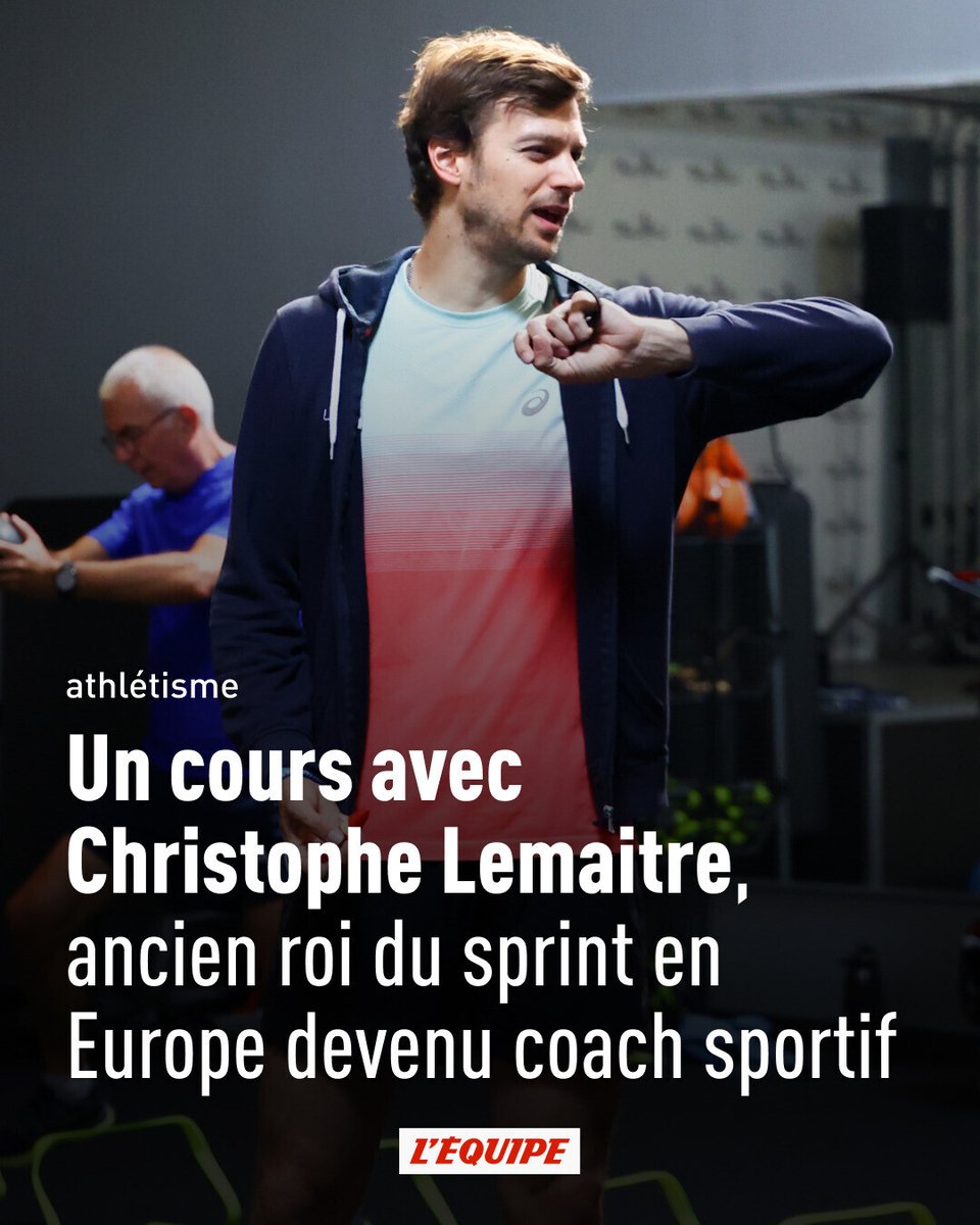 lequipe's tweet photo. Retraité fin 2024, Christophe Lemaitre a démarré depuis un an une nouvelle carrière comme coach sportif. Une vie plus discrète, loin du tartan et des projecteurs, qui semble parfaitement convenir au double champion d'Europe du 100 m. https://t.co/CXxaG0Lqx7 https://t.co/7qMsCfCBNB