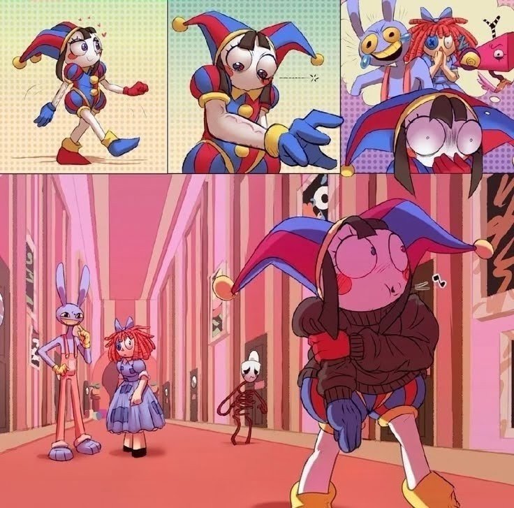 vucfgjhdiv's tweet photo. Just another normal day in the Amazing Digital Circu 😭🤡
#TheAmazingDigitalCircus #TADC #Pomni #Jax #Ragatha #Kinger #Gangle #Zooble #TADCFanart #TADCArt #TADCMemes #DigitalCircus #PomniFanart #TADCFandom #AnimeArt #CartoonArt #FanArt #FunnyArt https://t.co/hq2wxlmT27