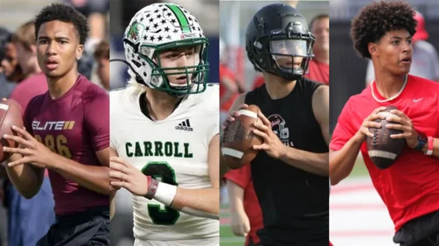 Bucknuts247's tweet photo. #OhioState's quarterback legacy under @ryandaytime extends.
The #Buckeyes added another name to the list yesterday with the commitment of @chris_vargas2.
✍️ @_Pat_Murphy
https://t.co/w6im6FFesP https://t.co/Pef741WM4B