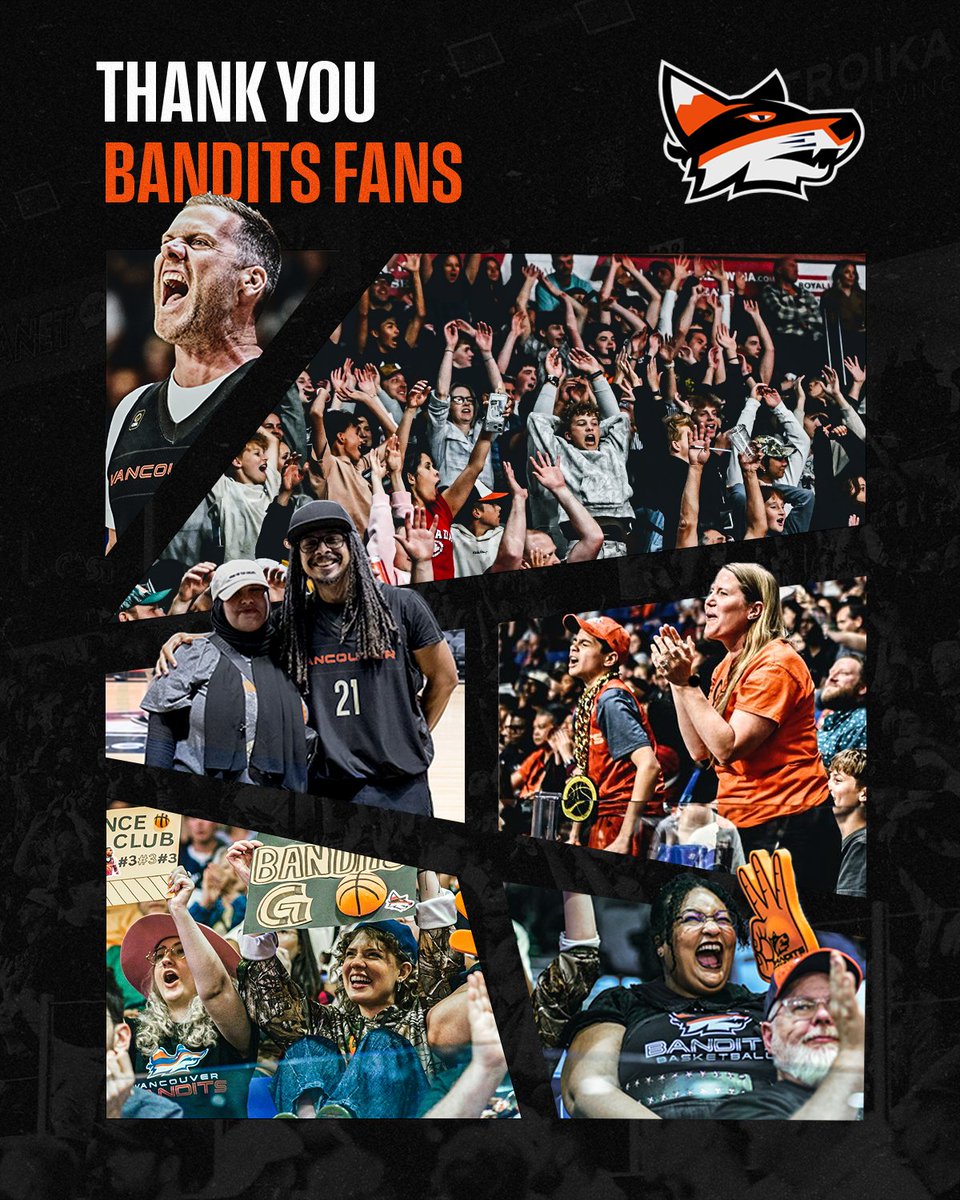 vancitybandits's tweet photo. To our Bandits family, thank you for being with us every step of the way. 🧡

All summer long, we felt the energy, love and support from across BC. This journey would not have been the same without you behind us, and we can't wait to see you back next season. 🦊 https://t.co/0OXGKrNR7n
