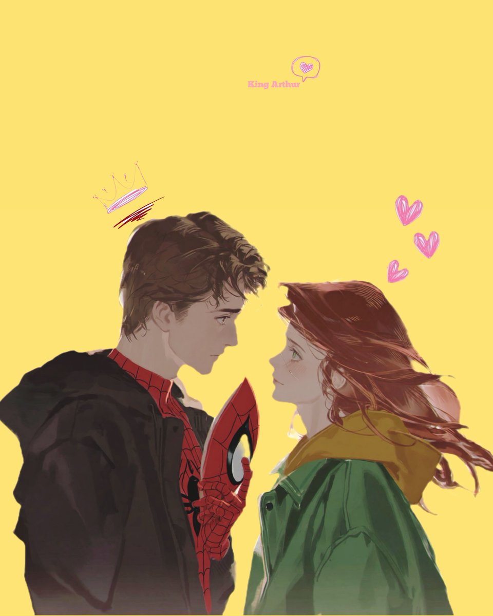 Dhazan17's tweet photo. She can read minds, but Peter still manages to surprise her 😭🕷️.

#Sadiesink #PeterParker #Spiderman #jeangray #marvel https://t.co/9weKRdUbio