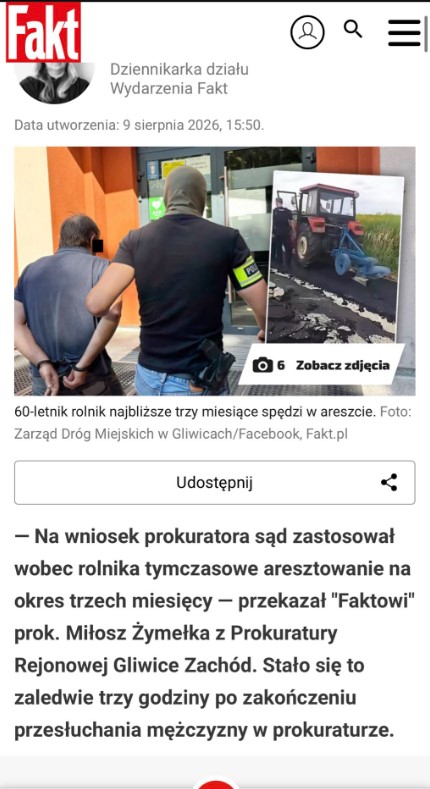 Seb_Lach's tweet photo. Witamy w Polsce, gdzie prawo ma dwa tryby:
Tryb 1 – rolnik:
Zaorałeś asfalt?
Gratulacje. Trzy miesiące aresztu.
Bo „może mataczyć”.
(Nawet nie wiemy czym, ale lepiej nie ryzykować.)
Tryb 2 – Ukrainka:
Wysłałaś paczkę z bombą?
Spokojnie. Grzywna.
Bo to przecież tylko… nieporozumienie.
I tak właśnie wygląda równe traktowanie.
Jeden orze drogę – i już siedzi.
Druga orze poczucie bezpieczeństwa – i płaci jak za mandat parkingowy.
Rząd i służby śpią spokojnie.
Bo system działa.
Tylko jakoś zawsze pod górkę dla tych samych
