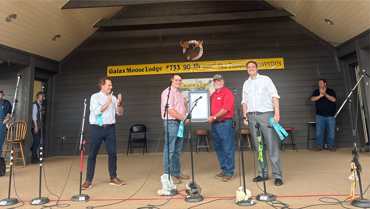 DRSuetterlein's tweet photo. Enjoyed seeing old and new friends at 90th annual Galax Old Fiddler’s Convention and the Poor Man’s Dinner! https://t.co/msQfPGZmWW