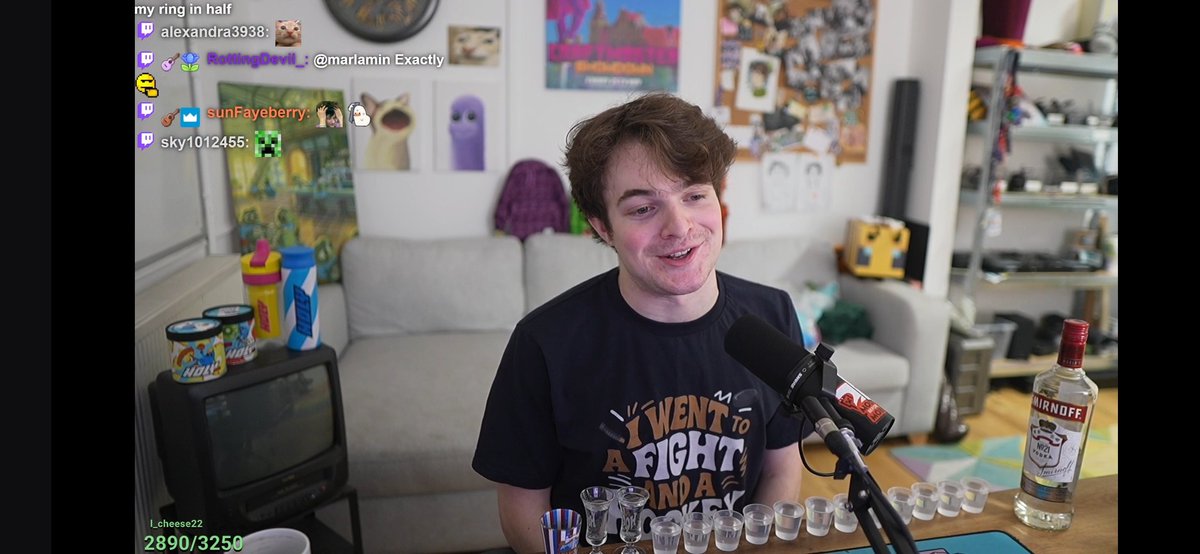 Thanasilly's tweet photo. Holy that guy will never drink vodka in his life again https://t.co/CKe7Pln5F3