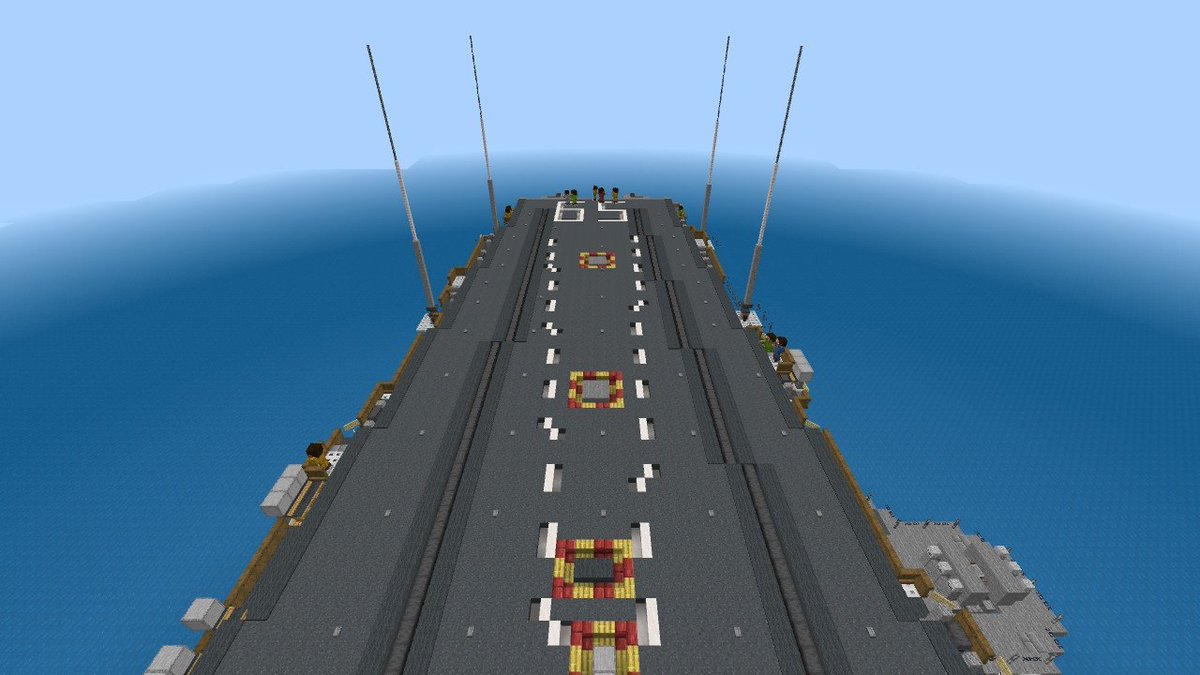 BisMania579409's tweet photo. エンタープライズ級の細かい写真
Part1　飛行甲板

#マイクラ
#マイクラ建築コミュ
#マイクラ軍事部 https://t.co/ueCFt1bDkn