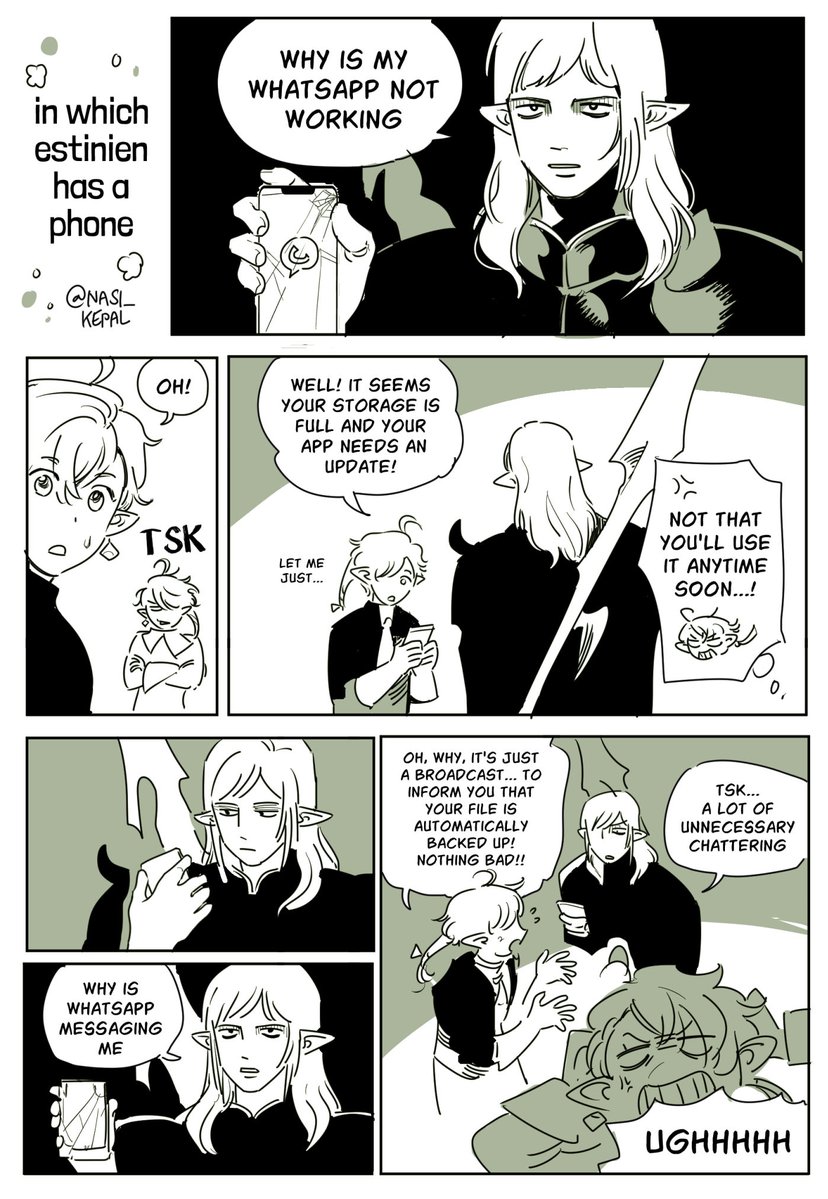 nasi_kepal's tweet photo. a comic based loosely (lmao) on 5.5 azys lla allagan nodes shenaningans. https://t.co/geXjSuSerJ