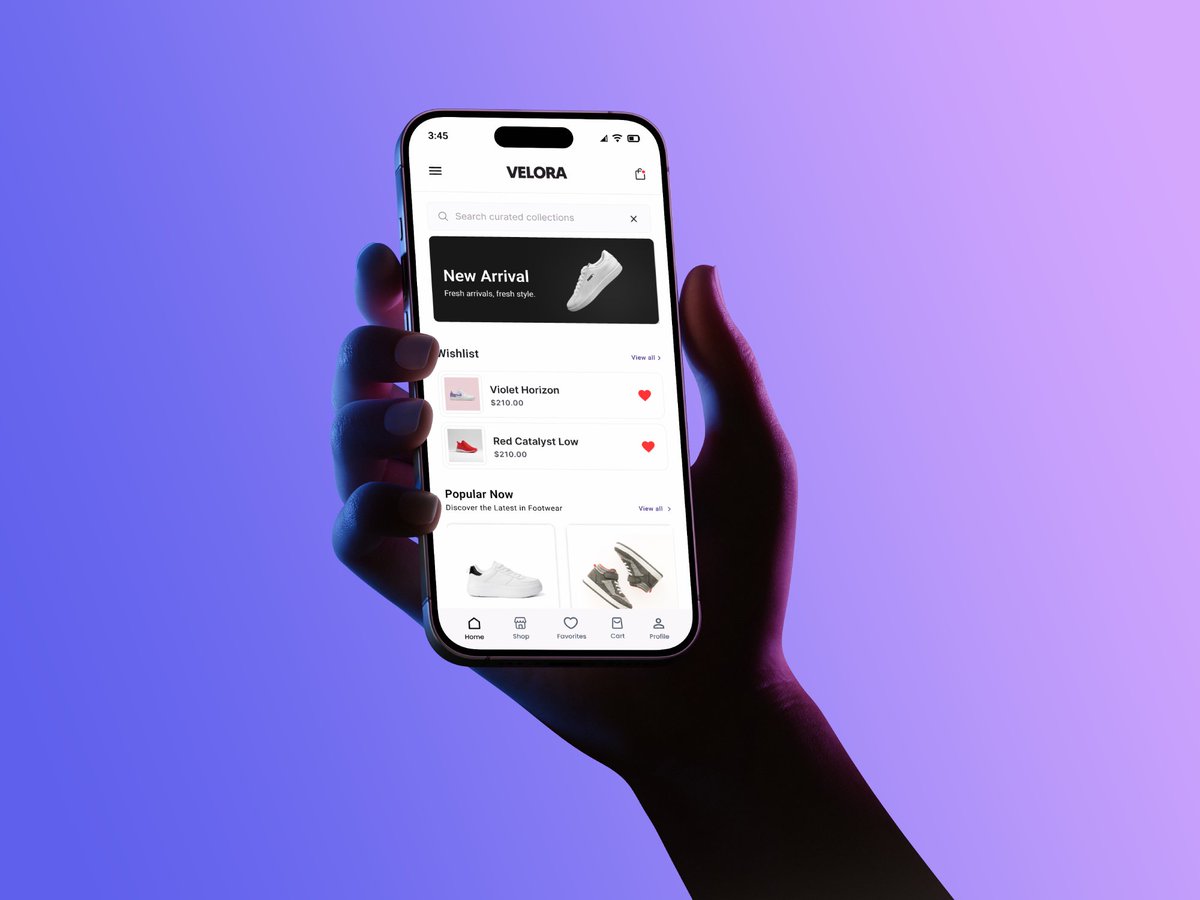 Ismail_1135's tweet photo. Most shopping apps overload you with grids and popups.

This one doesn't. Clean product cards, real Wishlist UX, a checkout flow that doesn't fight you.

Fashion/footwear brands — your app's UX is either making you money or quietly losing it.

#UIUX #EcommerceApp #AppDesign https://t.co/5pn8AlOsUv