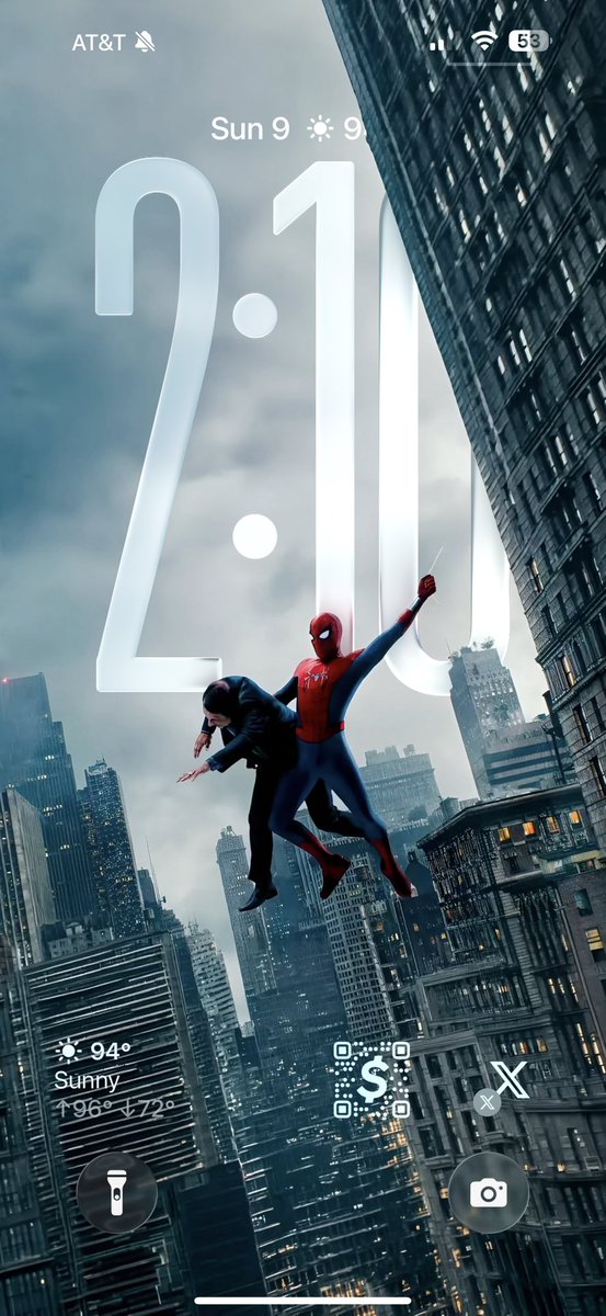 seanbishop316's tweet photo. Original and wallpaper, not a huge fan of the time hiding behind the buildings but adds sweet depth 😎 https://t.co/FTiGVqCurt