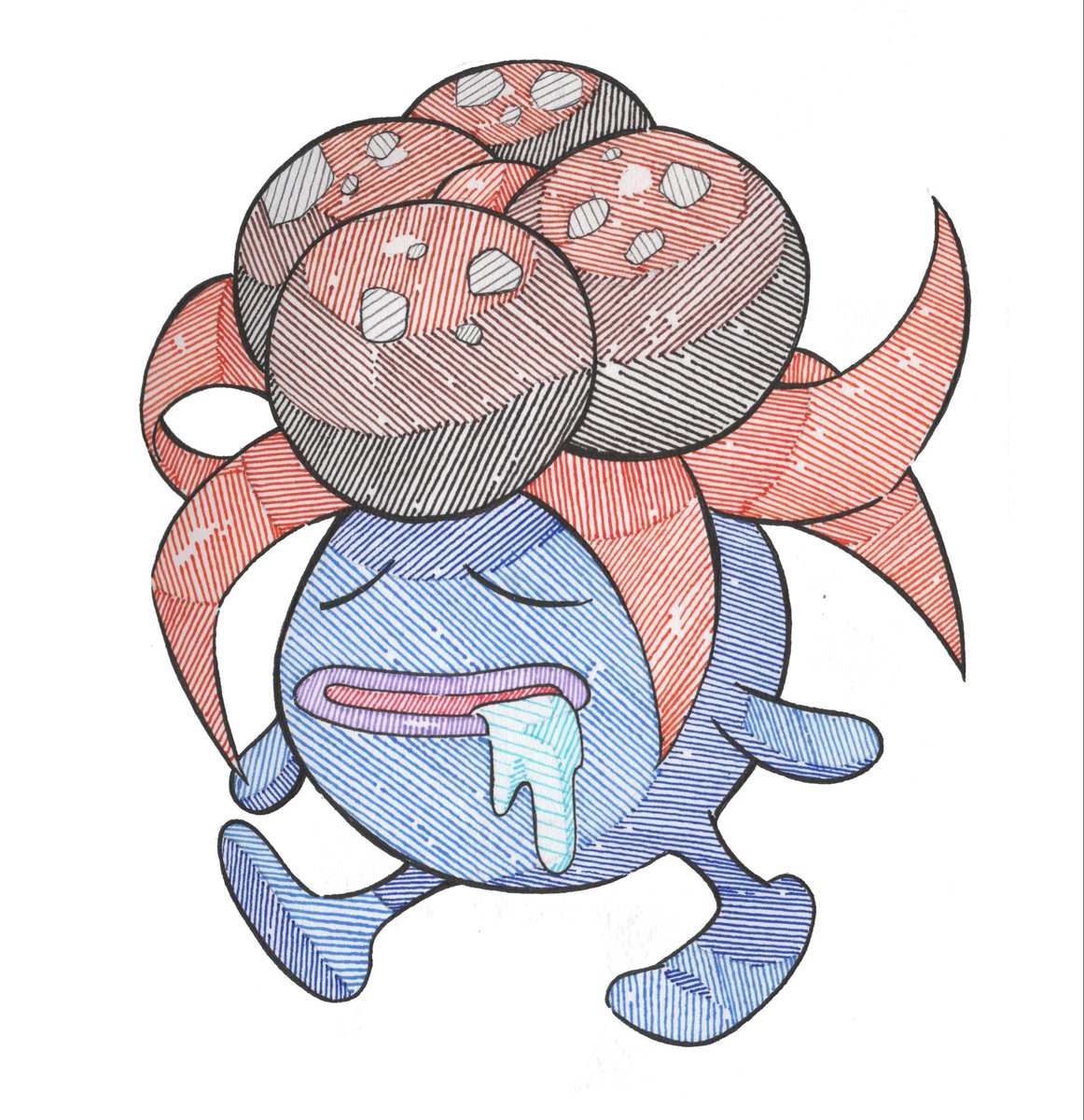 BrolinsArt's tweet photo. # 044 - Gloom 
#pokemon #draw https://t.co/tf6TfSmW2g