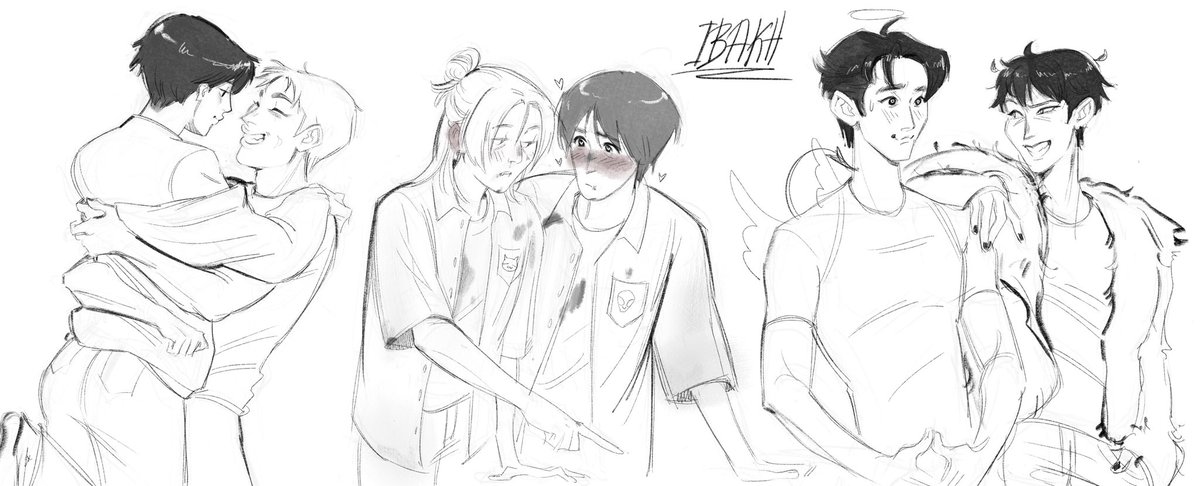 ibakhm's tweet photo. Happily married couple oyaho

Awkward first love soulseob

And whatever it is jitak

#p1harmonyfanart #p1harmony #p1h https://t.co/5nm5kF48vI