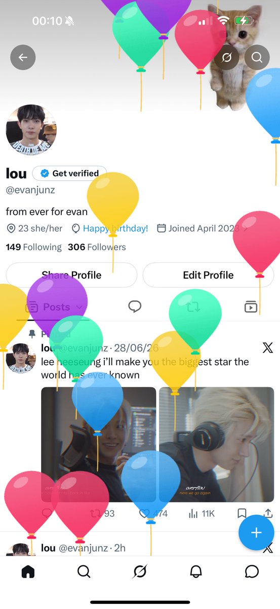 evanjunz's tweet photo. its my birthday in my timezone π
#OurDiamondAceLou
#BirthdayQueenEvanJunz
#HeeLouIsReal https://t.co/QNt8yQnVrR