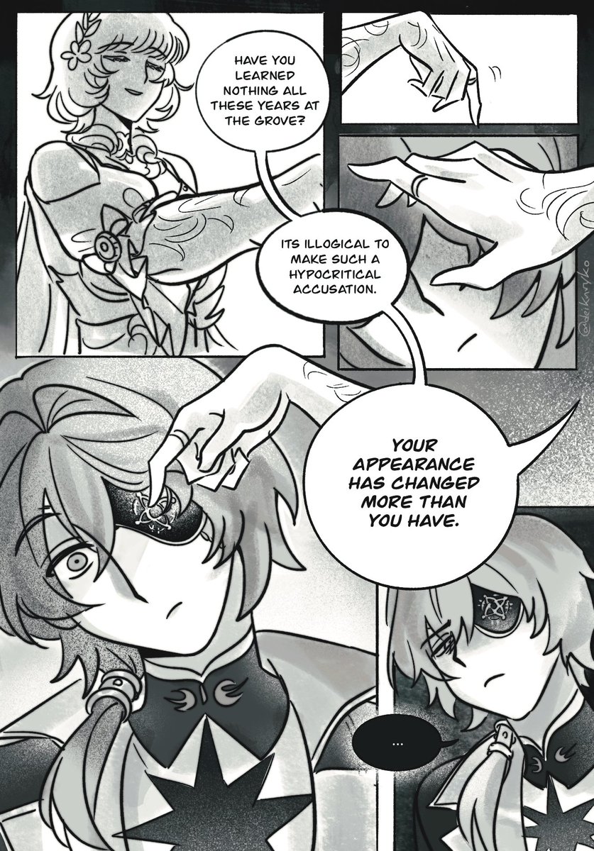 deiknryko's tweet photo. (3/3) end. I also hope everyone remembers why Anaxa has one eye https://t.co/siIs292QAm
