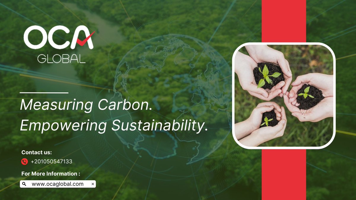 PetroleumToday's tweet photo. Sustainability is no longer an option—it's essential for growth!

OCA Quality Control delivers expert Carbon &amp; GHG Management for energy &amp; industrial
sectors:
Carbon Footprint &amp; GHG Audits (ISO 14064/14067) Reduction Plans &amp; ESG Advisory
Certified by NQI &amp; IMC

Contact us! https://t.co/v1E0iDBYji