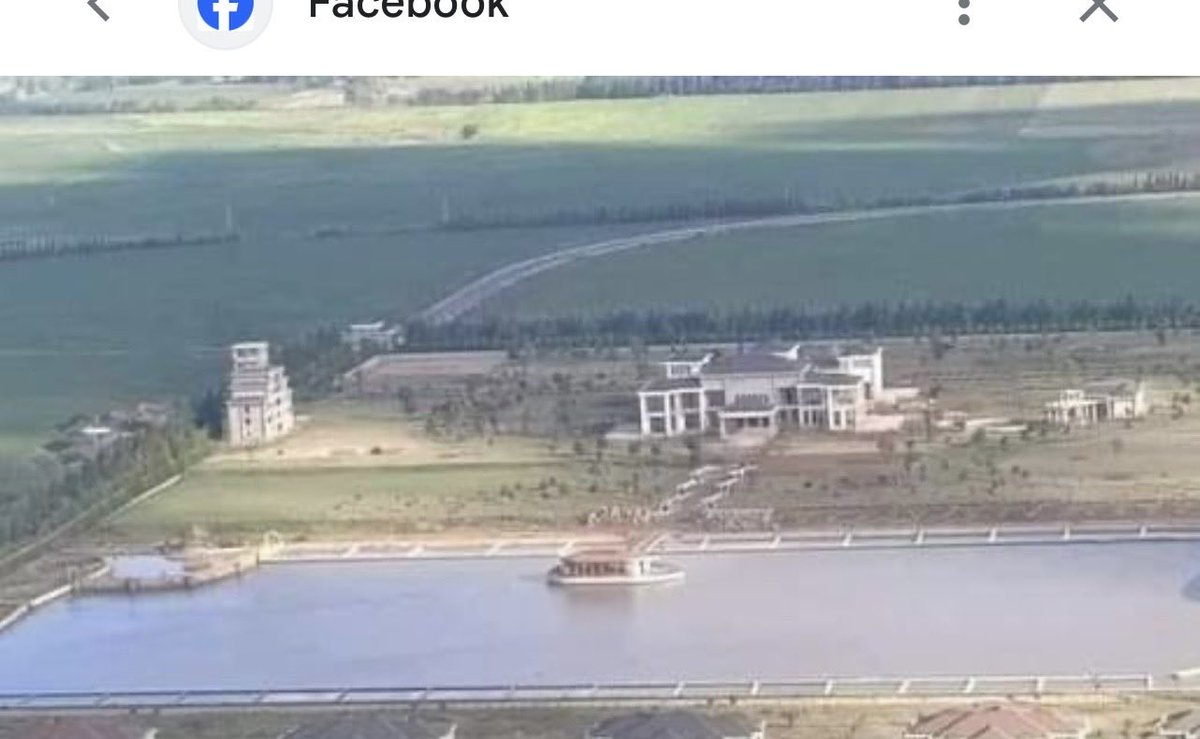 MigunaMiguna's tweet photo. Why has William Ruto fled from this MONSTROSITY of a home in Uasin Gishu? How much is enough? https://t.co/v7Dp2eoB0O