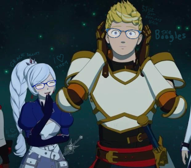 TheBoogles's tweet photo. And to finish of the Duo sets for now,
White Knight with Glasses!!!
#RWBY #WeissSchnee #JauneArc #WhiteKnight https://t.co/sGMOu3nVgd