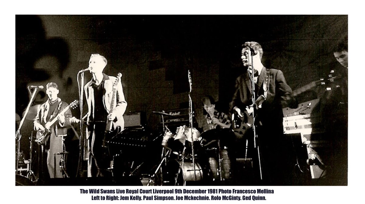 BrotherPlukker's tweet photo. December 1981. The Wild Swans support Echo &amp; the Bunnymen. Everything felt right as we performed The Revolutionary Spirit, God Forbid, Now Your’re Perfect, No Bleeding, Enchanted.  We were innovative &amp; doomed. https://t.co/ZgJ7c4sBsZ