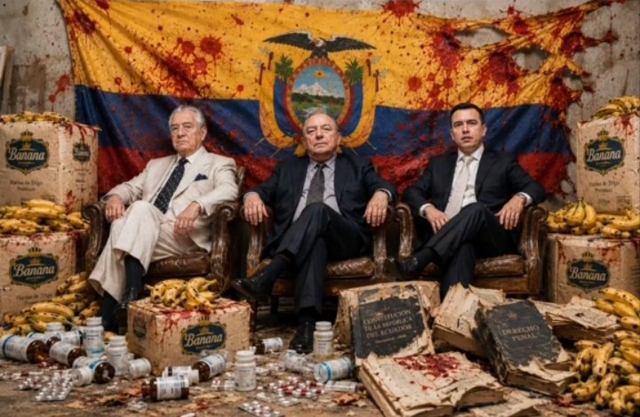 HijadelSol17's tweet photo. Tres generaciones de narcotráfico en Ecuador @DanielNoboaOk fortuna sucia, manos llenas de sangre, intocables hptas https://t.co/yt9kKtTHxD