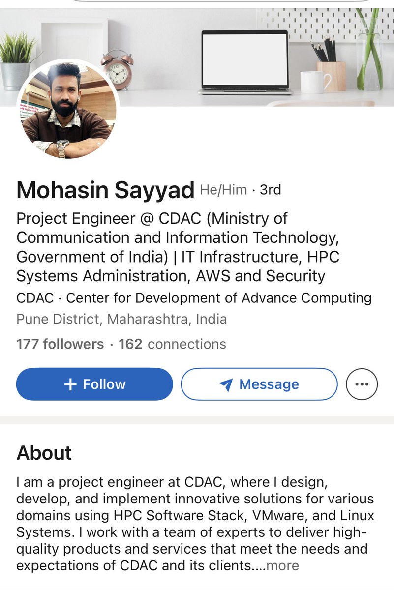 CommanMan777589's tweet photo. This is beyond shocking. The disease has reached critical Govt offices.

Exposing Love Jihad at CDAC pune with proof

The C-DAC Pune is the headquarters and a top research and development center for the Centre for Development of Advanced Computing, located at Innovation Park, Panchavati, Pashan, Pune - 411008, Maharashtra, India. 

It operates under India's Ministry of Electronics and Information Technology (MeitY) and focuses on supercomputing, AI, and IT training

Where are we heading with this quam??