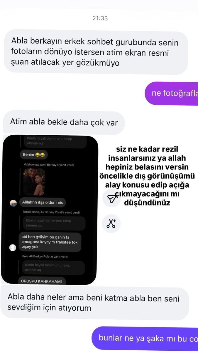 aleynaozgunx's tweet photo. bu cocuk nasıl bir kadın düşmanı ya ben kendisini reel hayatta bir kez olsun görmedim. bir kez olsun ne yayınları umrumda oldu ne de baska bir seyi ama bu cok farklı bir boyuta ulasti artik bu zorbalıklarından bıktım igrencsin https://t.co/rzrrpFgoM1