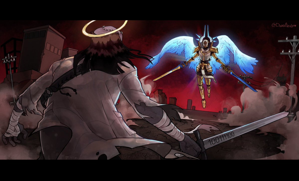 DakaAkula's tweet photo. Who is the true savior?

#MadnessCombat #Ultrakill https://t.co/nMEOMiOPPb
